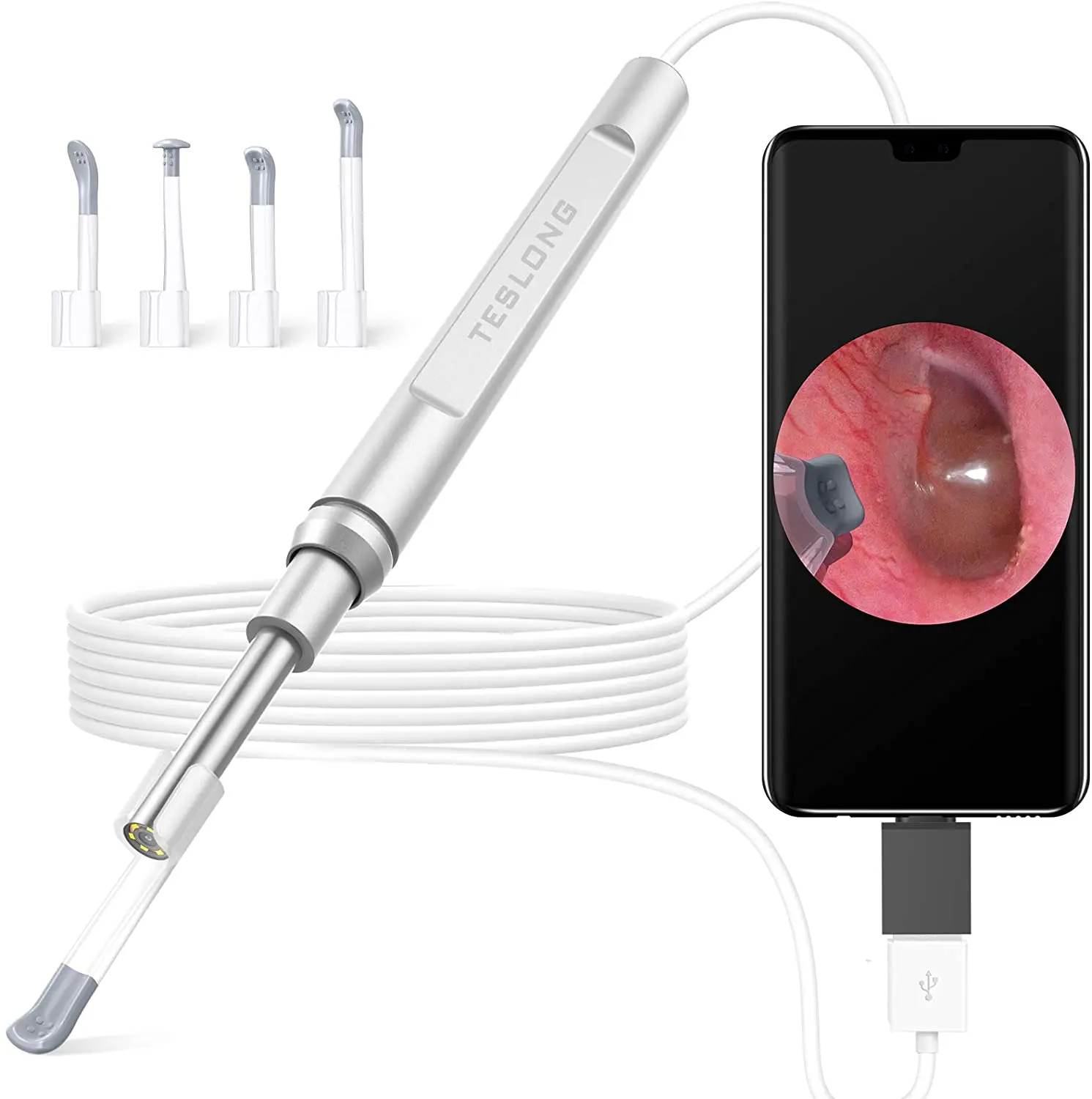

Hottest selling smart visual ear cleaner USB ear wax remover with 3.9mm endoscope camera