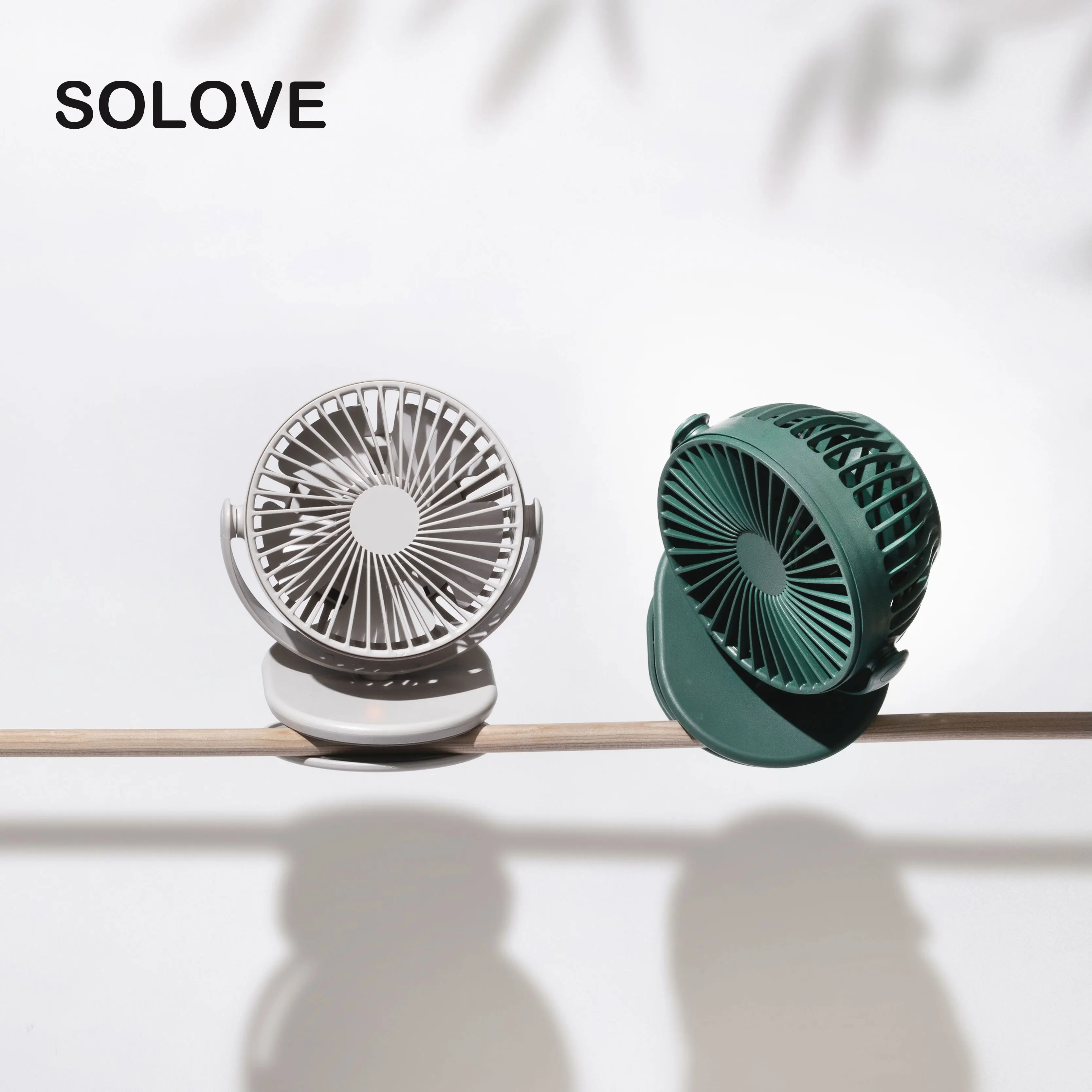 

Portable Electrical Cool Clip On Fans low noise Usb Mini 360 Degree long battery Clip Fan