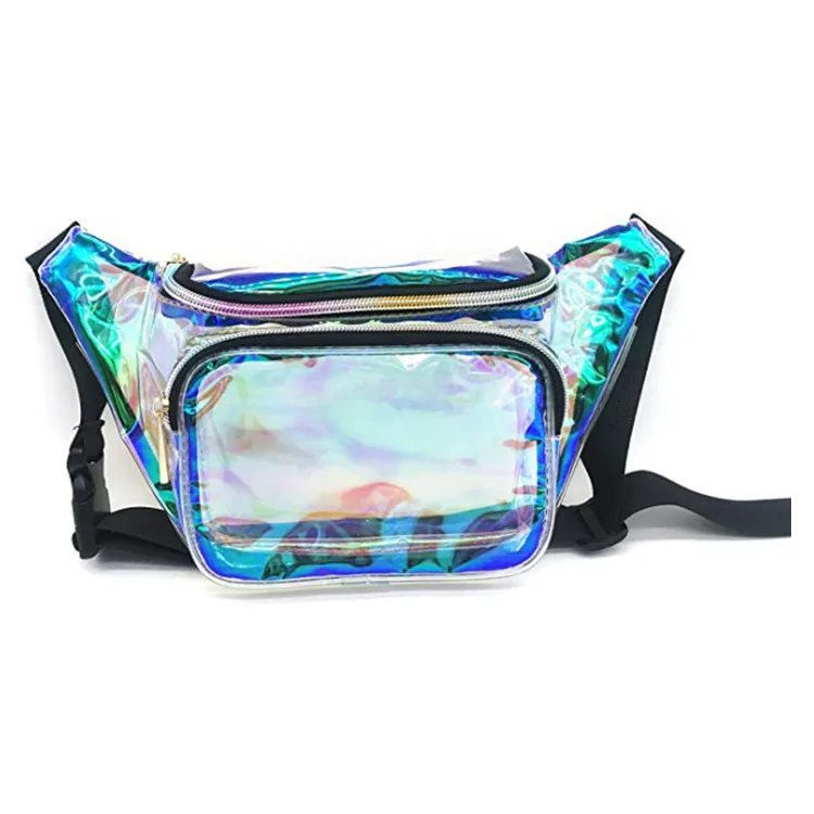 

2021 Best Selling Fashion Clear Fanny Pack For Running&Hiking Waterproof Transparent Waist Bag For Women