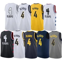 

New Customized Embroidered Men's #4 Victor Oladipo Basketball Jerseys