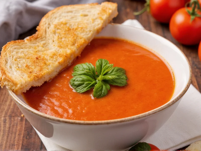 Tomato Soup with Grilled Cheese: Perfect Pairing Explained