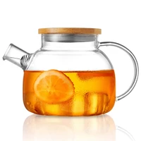 

Popular heat - resistant high borosilicate glass teapot