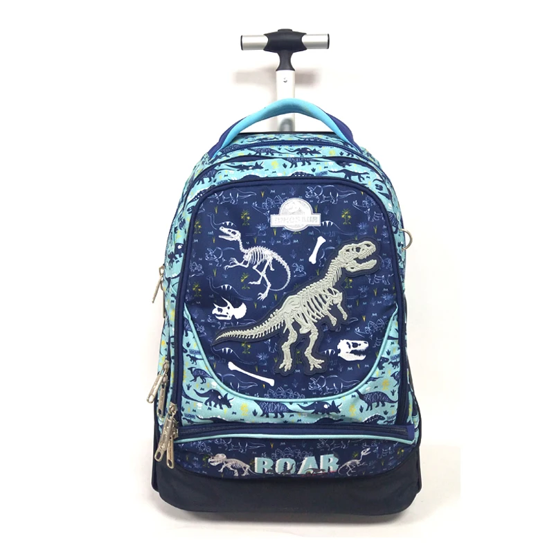 dinosaur trolley bag