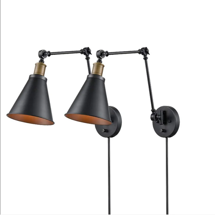 ce rohs lampe led Amazon Hot Selling Vintage Retro Industrial Style Bar Stairs Corridor Aisle Balcony Entrance LED Wall Lamp