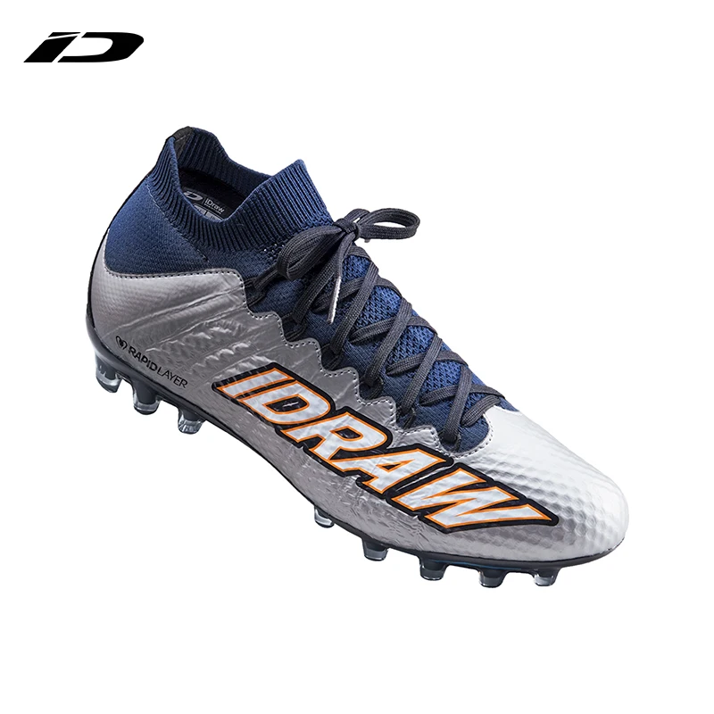 

2021 New Custom Soccer Shoes Football Boots for Men Black Breathable Durable Training AG/TF Soccer Cleats, 2 colors