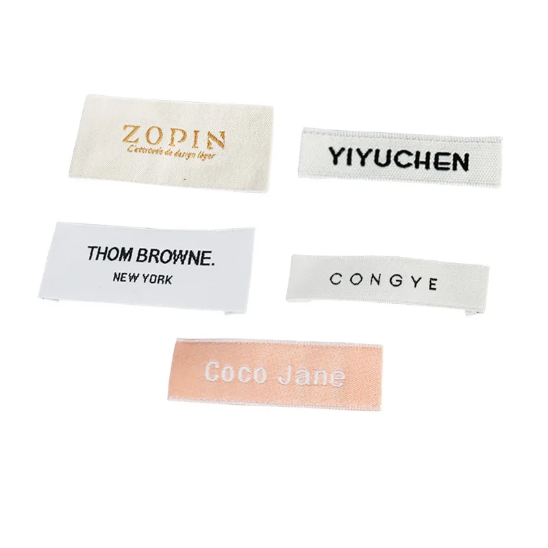 

Hot Selling High Quality Custom Cloth Tags Label Customised Labels For Clothing, Custom color