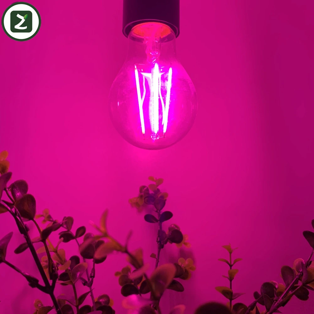 
E27 E14 4W Glass plant grow led filament bulb 