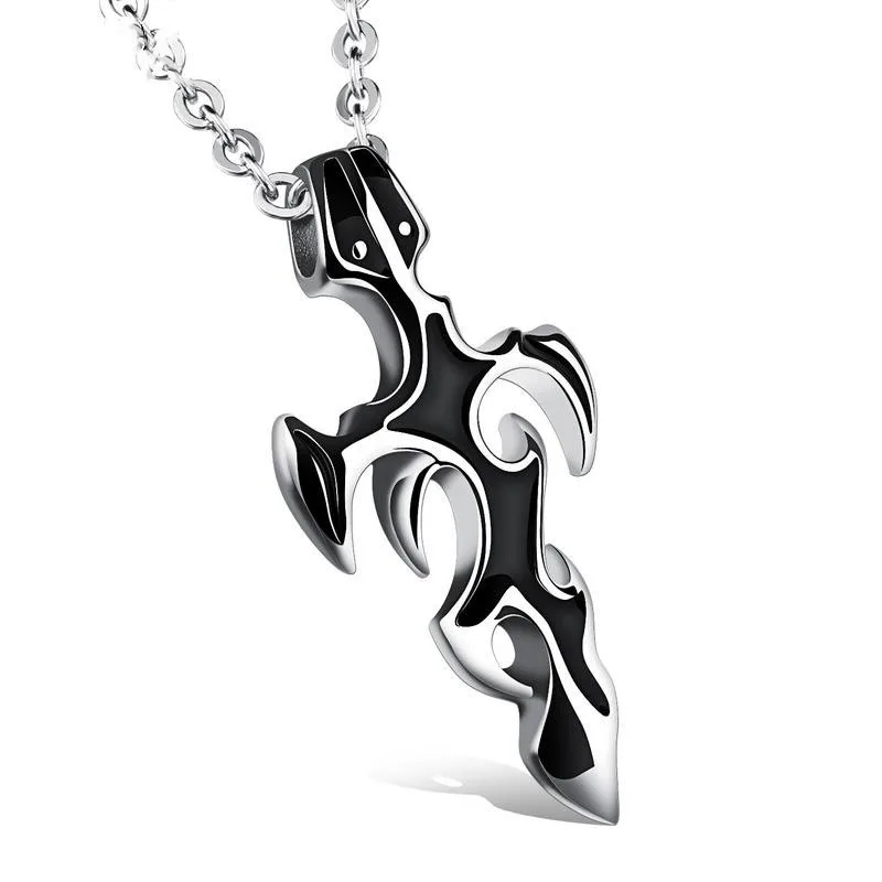 

Creative Design Hip Hop Pendant for Men Stainless Steel Mens Jewelry, Silver