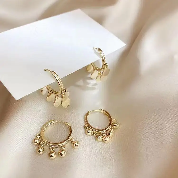 

wholesale earrings charms ball clip on earrings dangle