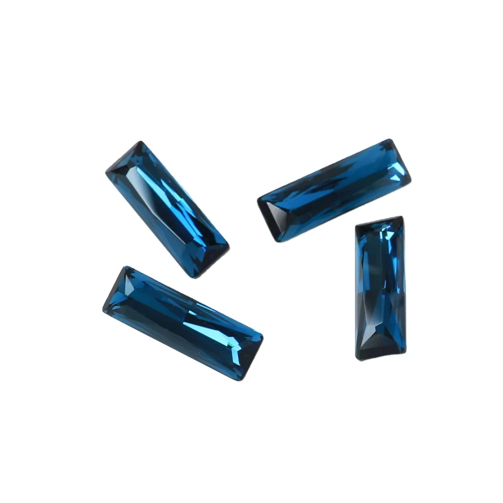 

Rectangle Shape Fancy Stone Best Quality Point Back Crystal Glass Crystal Beads For Jewelry Making