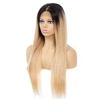 

Wholesale Ombre Hair Straight Lace Front Wigs 1b/99j Burgundy and 1b/27 1b/30 Color Blonde Human Hair Lace Front Closure Wig