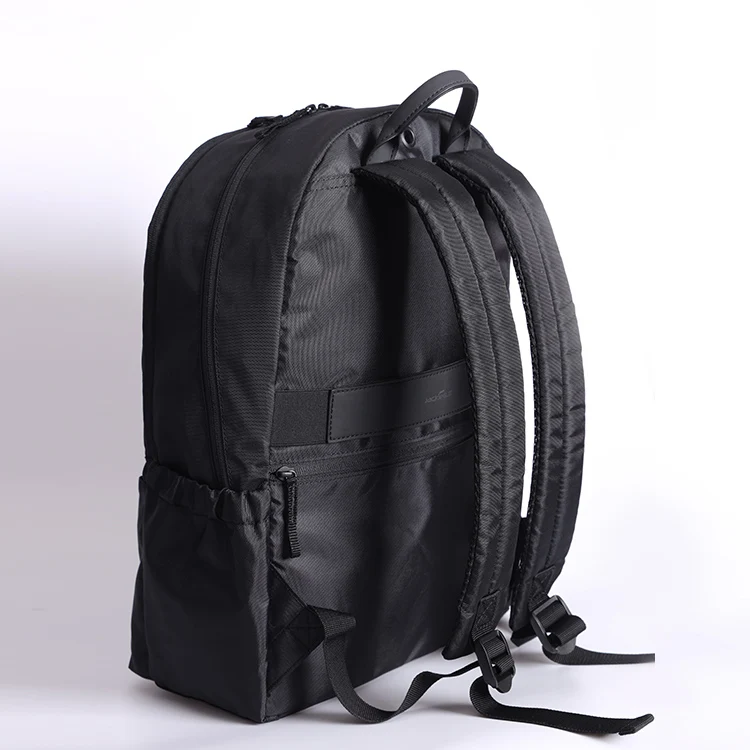 mochilas Wholesale Waterproof PU leather foldable MEN backpacks laptop business office school student fashion design black mens backpack