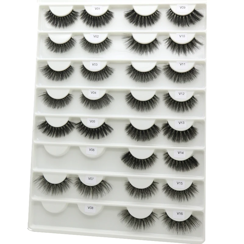 5 pairs false eyelashes