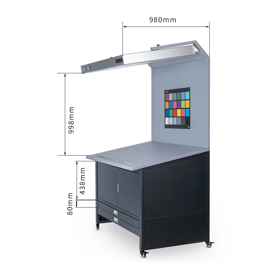 Cc120with D65/d50/tl84 Light Source Light Color Assessment Color