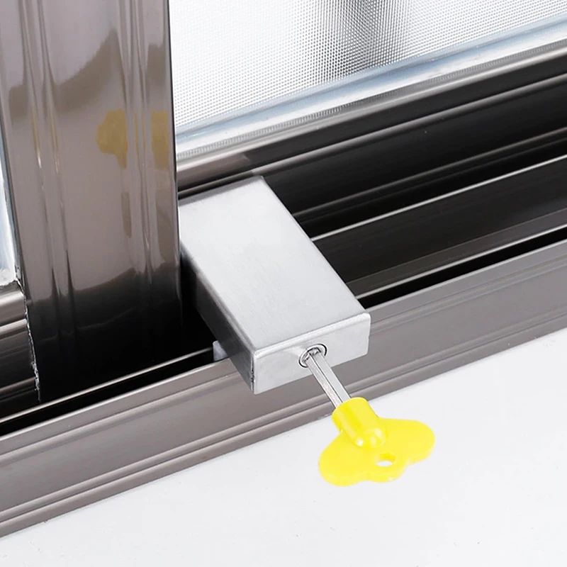 Safety Window Lock Stopper Sliding Window Stopper Sliding Window Lock With Key