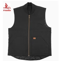 

100% cotton fashion mens quilted outdoor work wear vest