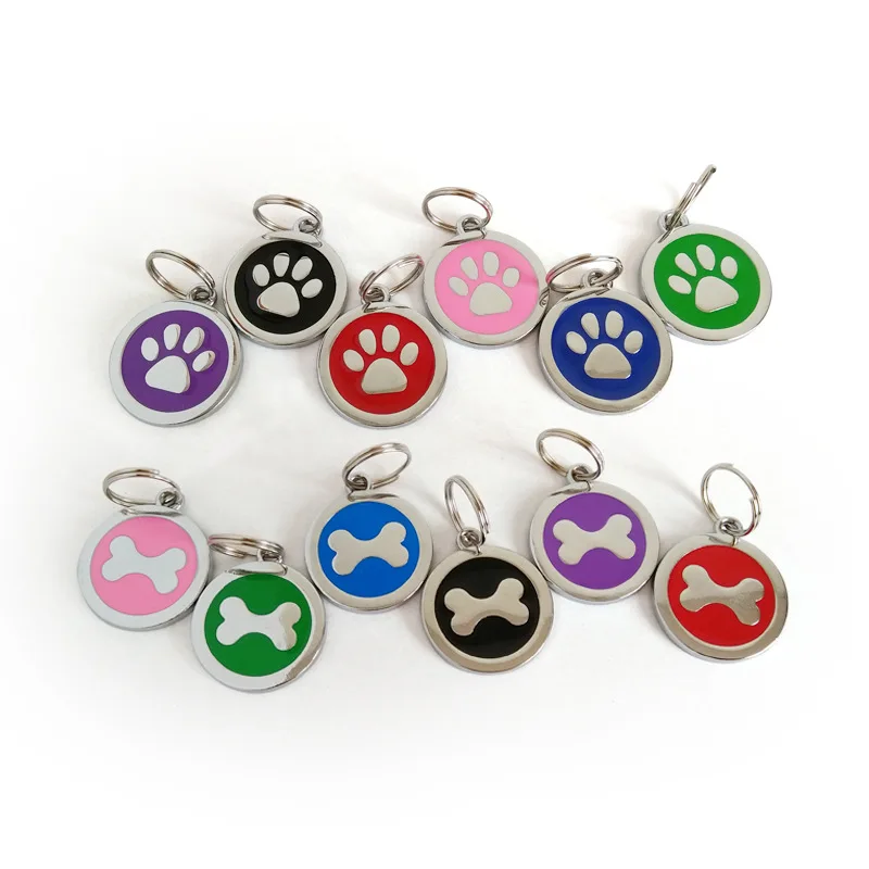 

Personalized Collar Pet Id Tag Stainless Steel Pet Id Name For Cat Puppy Dog Tag Pendant Keyring Pet Accessories