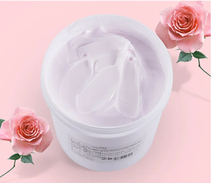 

Private Label Skin Care Moisturizing Salon Bulk No Logo 1000g 1kg Masssage Rose Face Cream