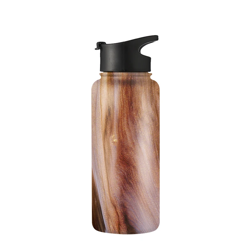 

Water transfer Water Bottle Custom Double Wall Insulated Stainless Steel Metal Thermal Vaccum Vacuum Flask Tea, Customized color