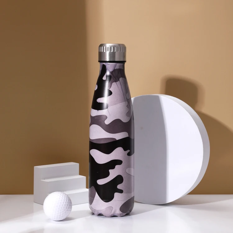 

Ready to ship 350/500/750ml Colorful Drinkware DW vacuum insulated Stainless Steel cola water bottle