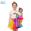 2019 Creative Flower Rainbow Dress Lollipop Gauze American Girl Doll ,18 Inch Reborn Baby Dolls,Lovely Baby Doll