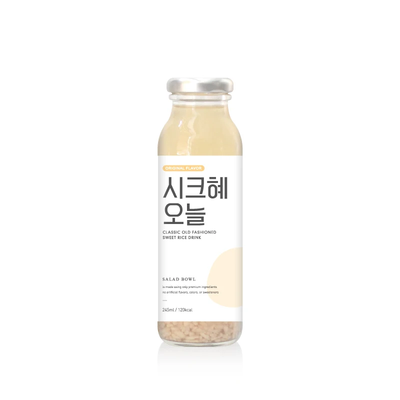 
Chichye Onuel 245ml ( Sweet Rice Punch ) Korean Traditional Fermented Rice Mixed Beverage Sikhye Drink 