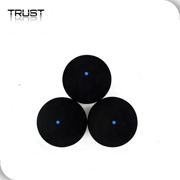 

High Bouncing Rubber Hollow Toy Squash Ball with one blue dot