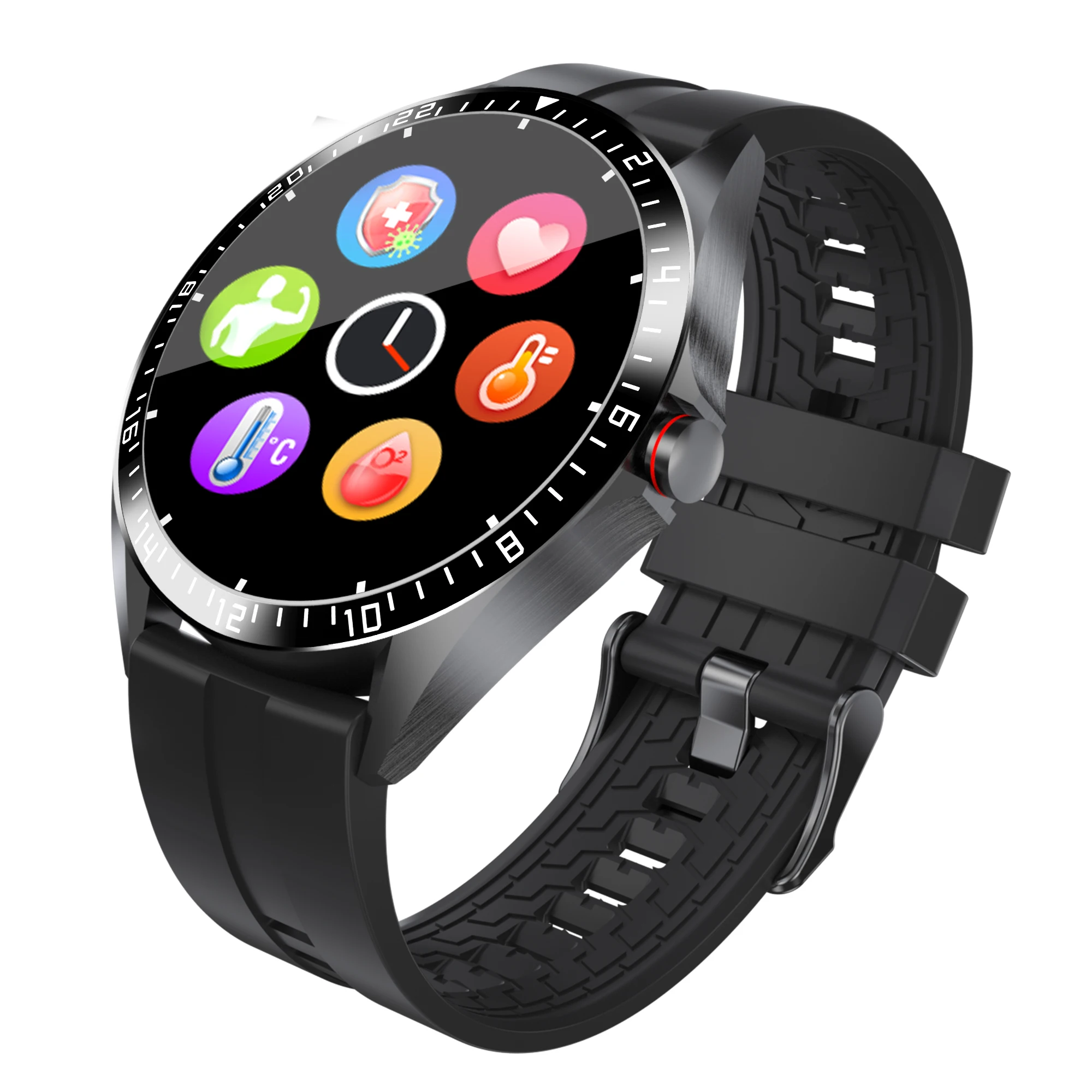 

Promotion GW16 smart watch 1.28inch round touch screen reloj watches men wrist IP68 waterproof fitness sports smartwatch GW16