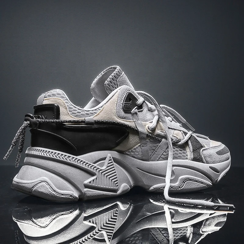

Stylish Fashion Sneakers Men 2020 Designer Sport Shoes Breathable Mesh Walking Shoe Mens All Season Custom Logo L-H01-1