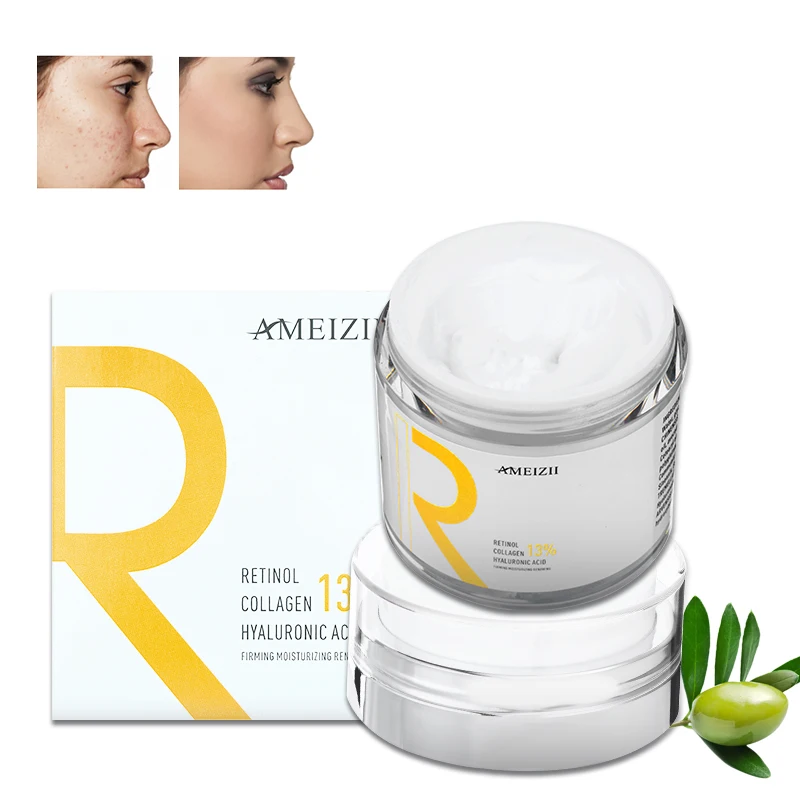 

Hot Selling Retinol Face Cream Anti aging Moisturizing Cremas Faciales Natural Vitamin A Dark Spot Removing Facial Repair Cream