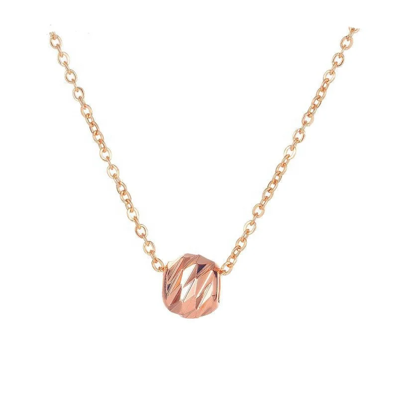 Plated Rose Gold Women Necklac
