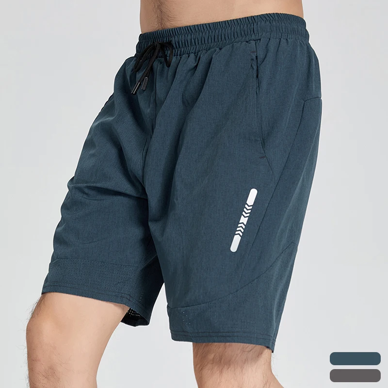 

High Quality Men Workout Sport Shorts Quick Dry Running Sports Shorts Casual Elastic Waistband Men Exercise Shorts