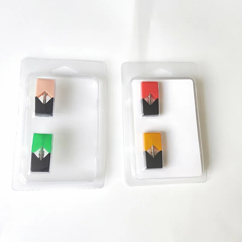 

Custom clear clamshell blister packaging for jull pods, Transparent