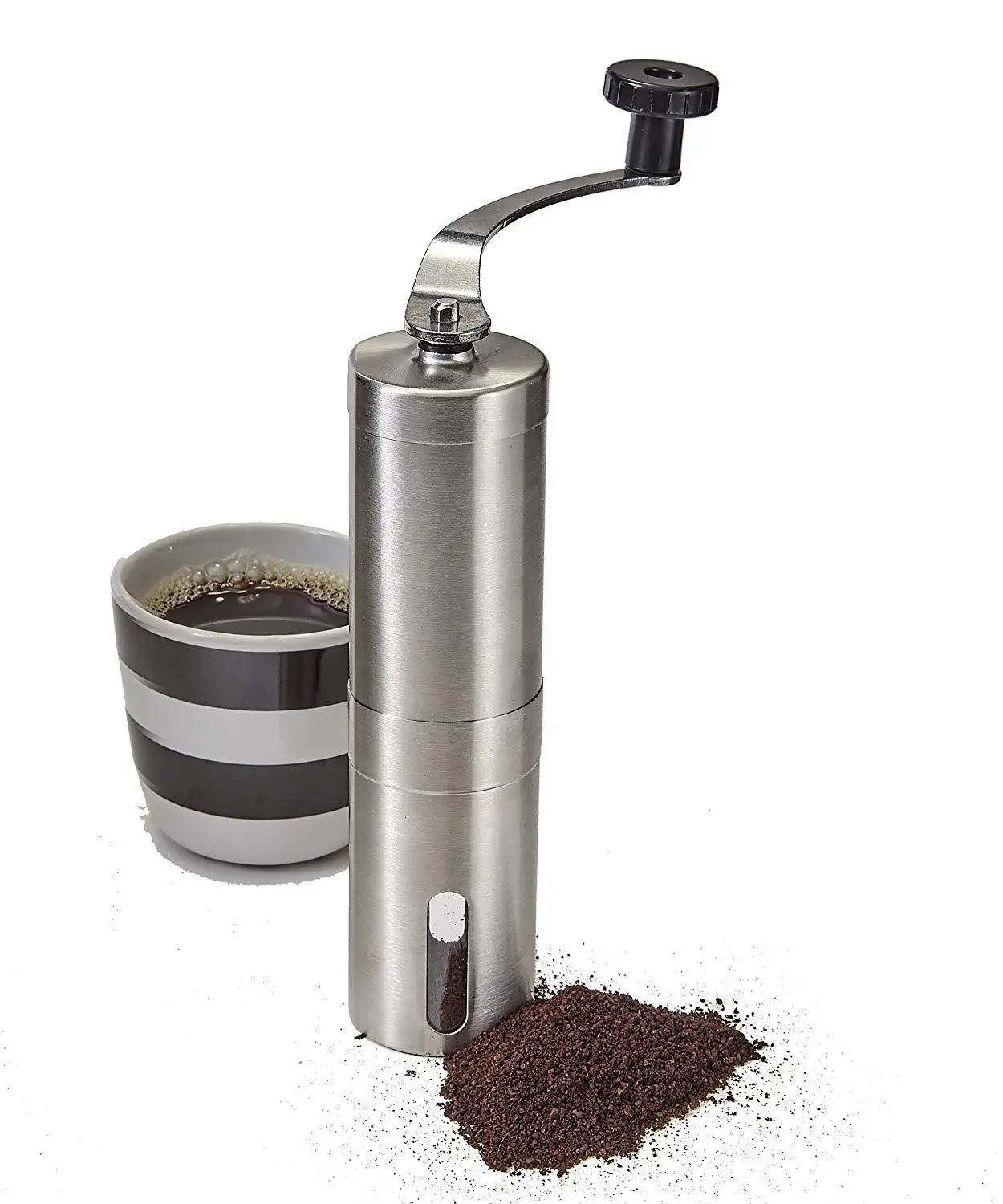 

Hand Manual Stainless Steel Coffee Grinder Coffee Bean Mill Grinder