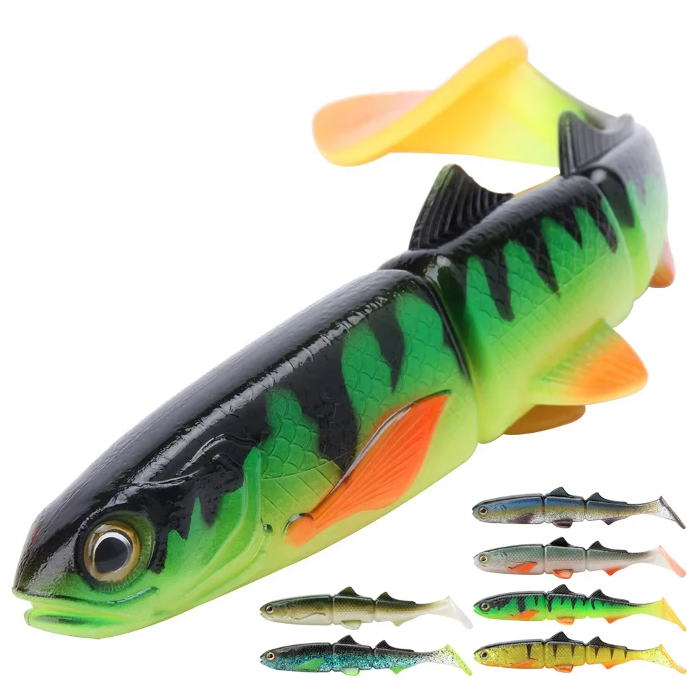 Spinpoler Soft Fishing Lure Paddle Tail Swimbait Shad 16cm/22cm Pike Bass Perch Bait Wobbler Fishing Tackle Factory Wholesale