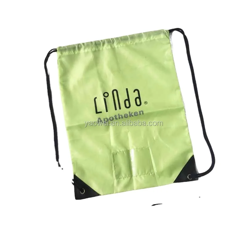 2024 Newest custom promotional nylon drawstring backpack bag sport pack string bag
