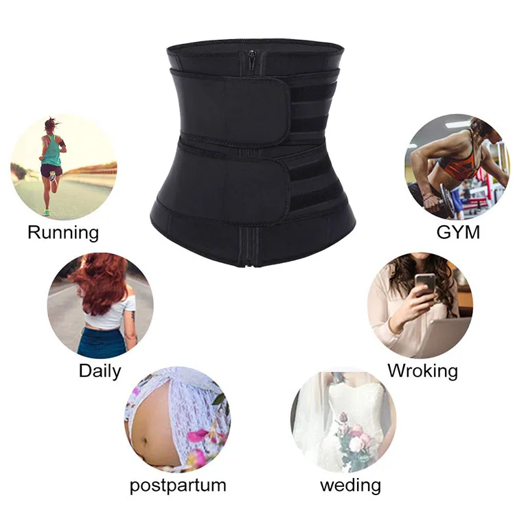 Waist Training Belt Waist Trimmer Sweat Shapewear Waist Trainer