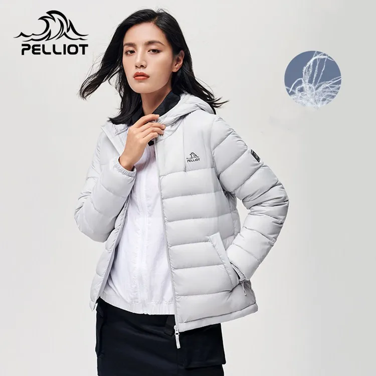 

New Release Women's Down Jacket Puffer Jackets Standard Bomber Jacket Knitted Ladies Winter Coats Hooded Light Plus Size Regular