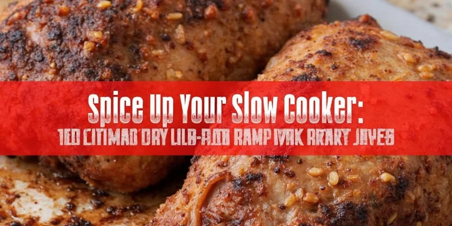 Crock pot with seasoned pork roast