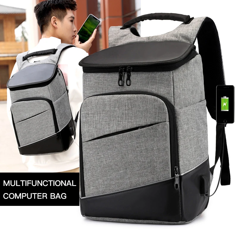 

LB040 Heavy duty back packs laptop custom logo sport barrel bag big capacity men mochilas para portatiles travel backpack