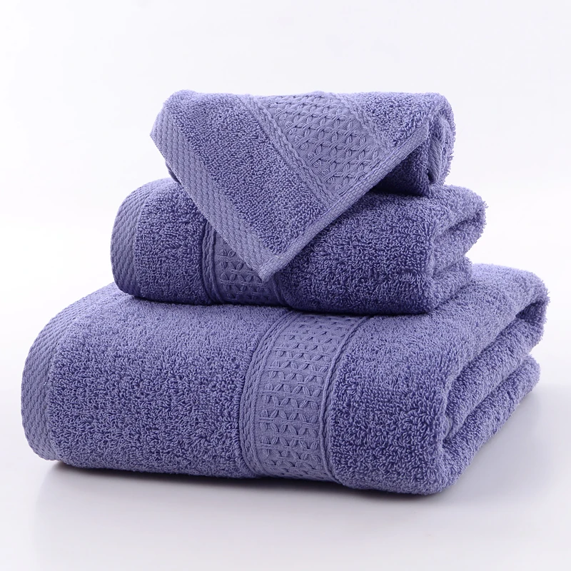 Factory Wholesale Custom Logo Dobby Luxury Solid Multi Colors Bath Towel 100% Cotton 5 Star Hotel Towel Set