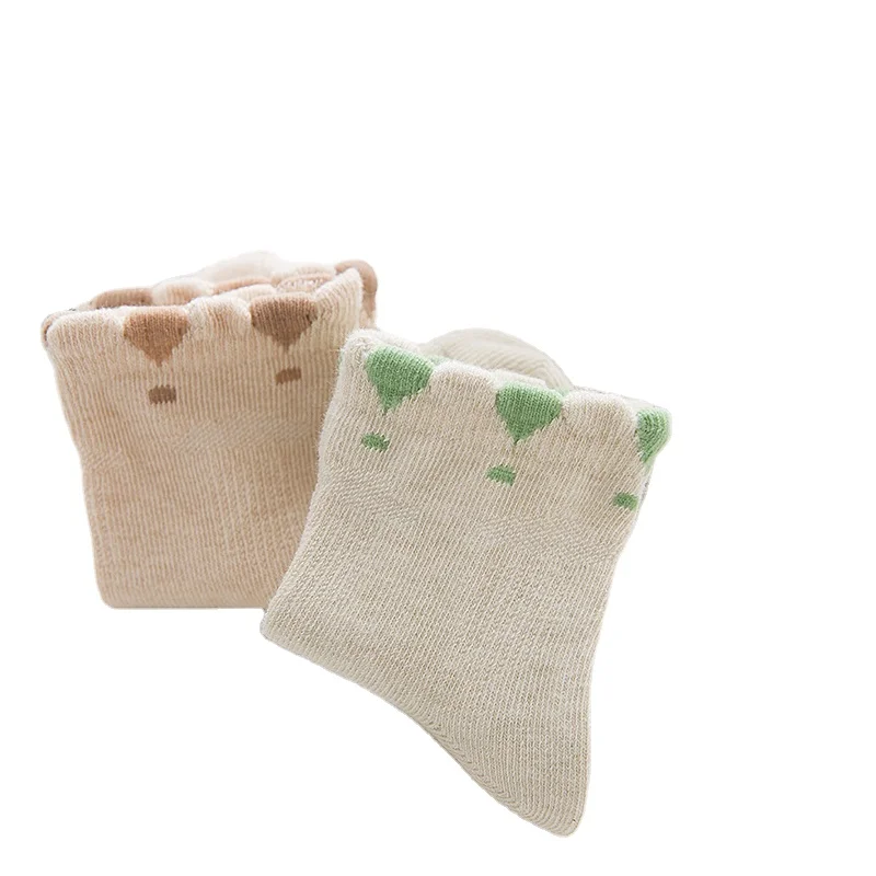 

2021 Spring summer baby toddler footwear breathable organic cotton socks