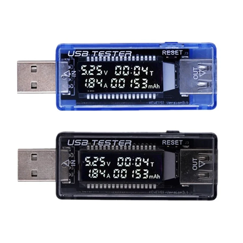 Display USB multifunction tester 3V-30V Mini Current Voltage Charger Tester 