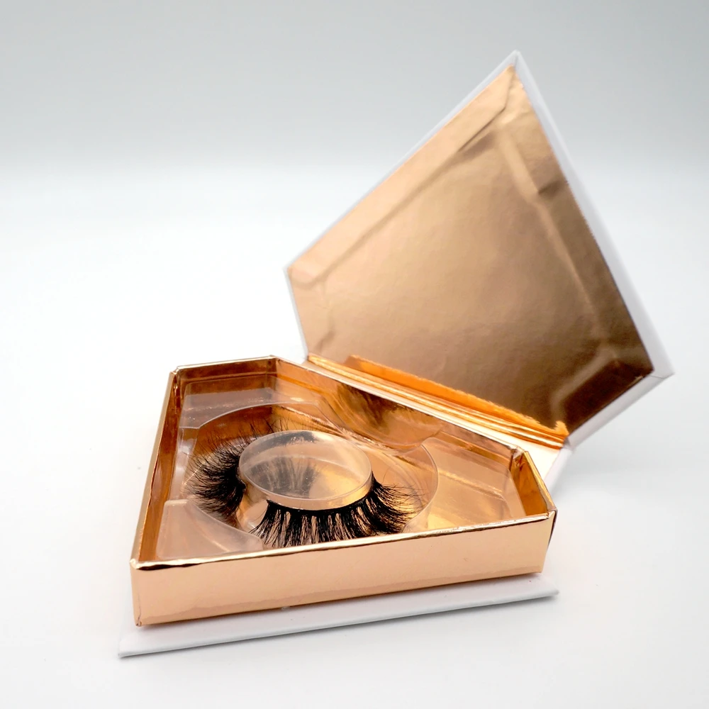 

100% mink false eyelashes wholesale luxury mink 3d lashes invisible band