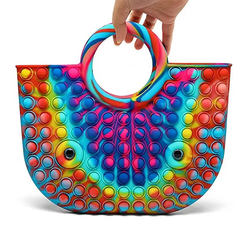 

FL-AB54 halloween Pop Toy Bags for girls under 1 Hot, Yellow,pink , green, rainbow