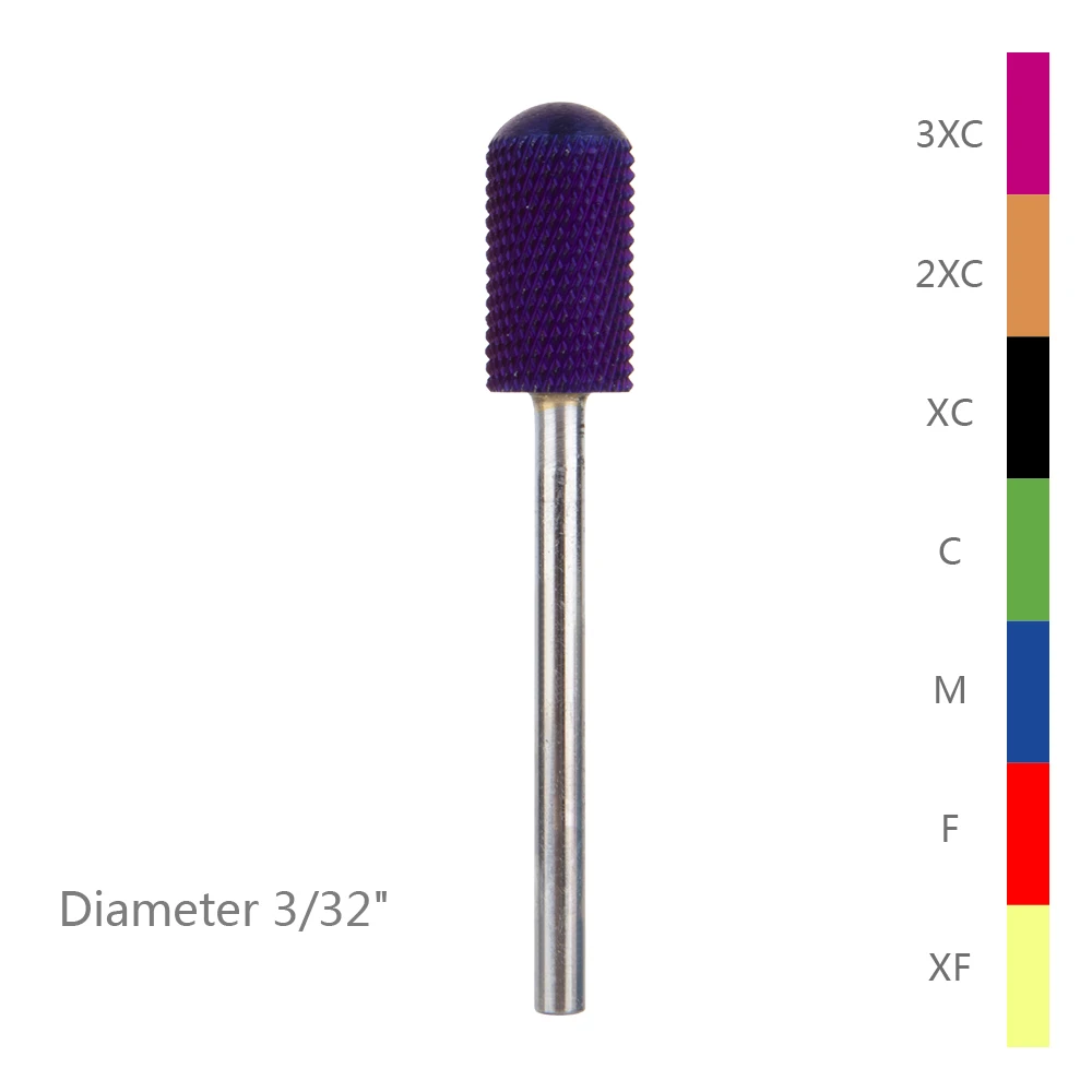 

Nail Cleaner Hexagon Carbide Nail Drill Bits, Silver gold blue purple rainbow black