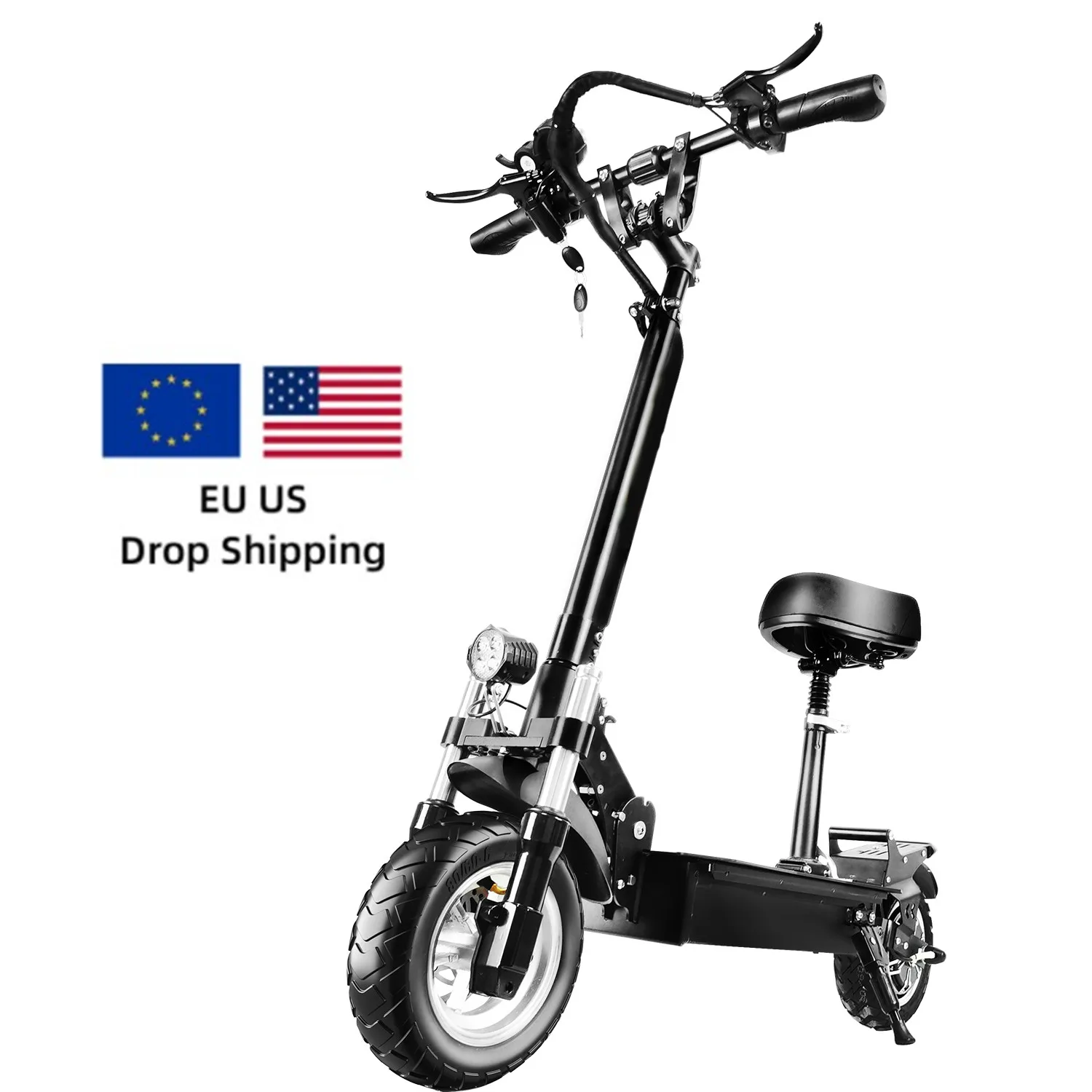 

2022 newest dropshipping DDP EU uk usa warehouse 1200w*2 60v max speed 65-75km/h dual motor electric scooter for adults