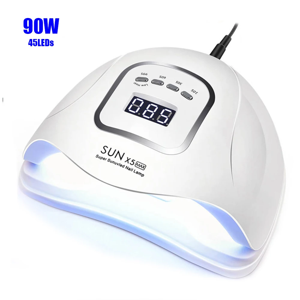 

Nails Dryer 80W Gel Polish Drying Lamp Nail Curing Lamp Dryer UV LED Nail Lamp