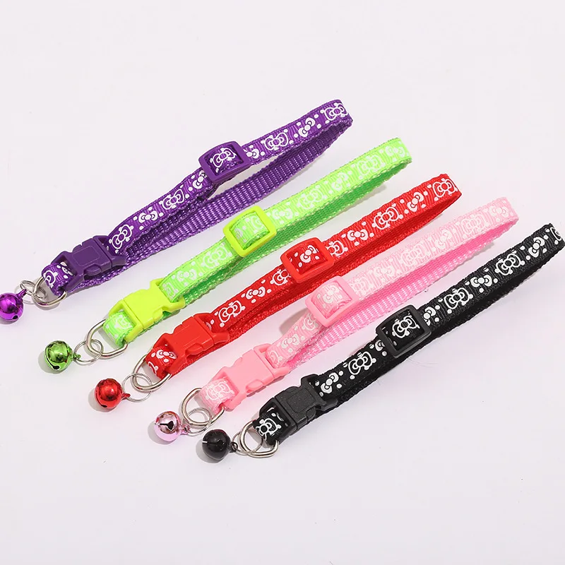 

Manufacturer Wholesale Adjustable Rope Retractable Cat Collar with Bell, Many