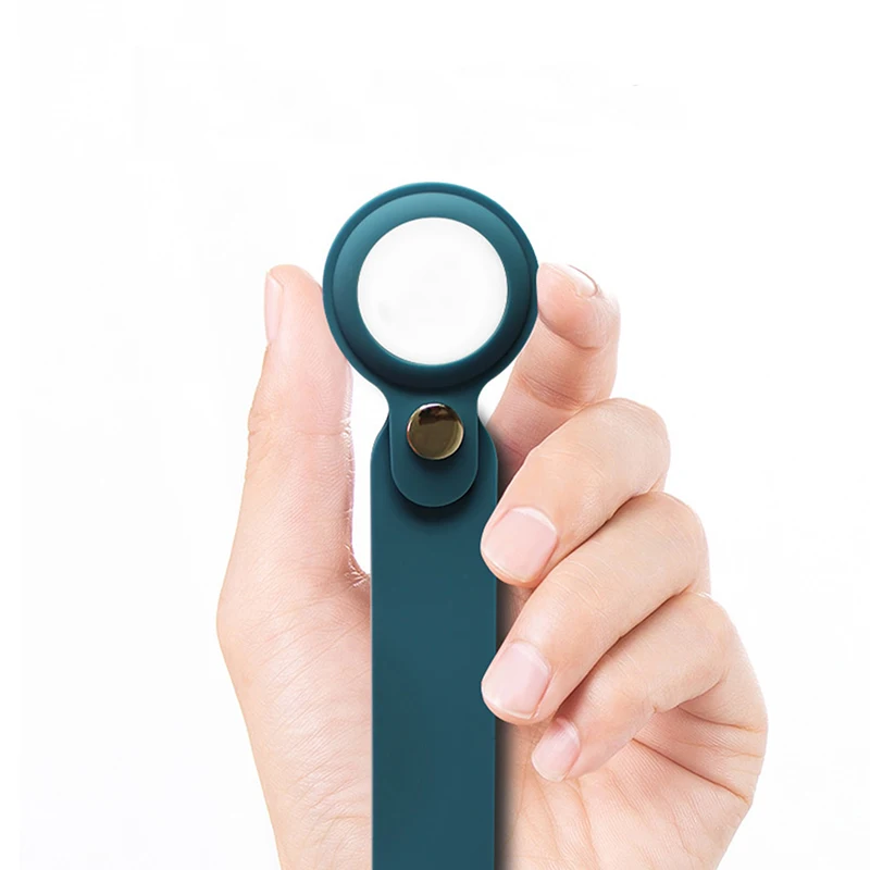 

For Apple Airtag Silicone Protective Case For Apple Locator Tracker Anti-lost Device Keychain Protector Sleeve Cover For Airtags